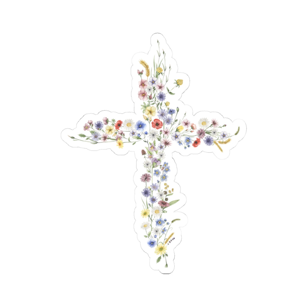 Cross Kiss-Cut Stickers