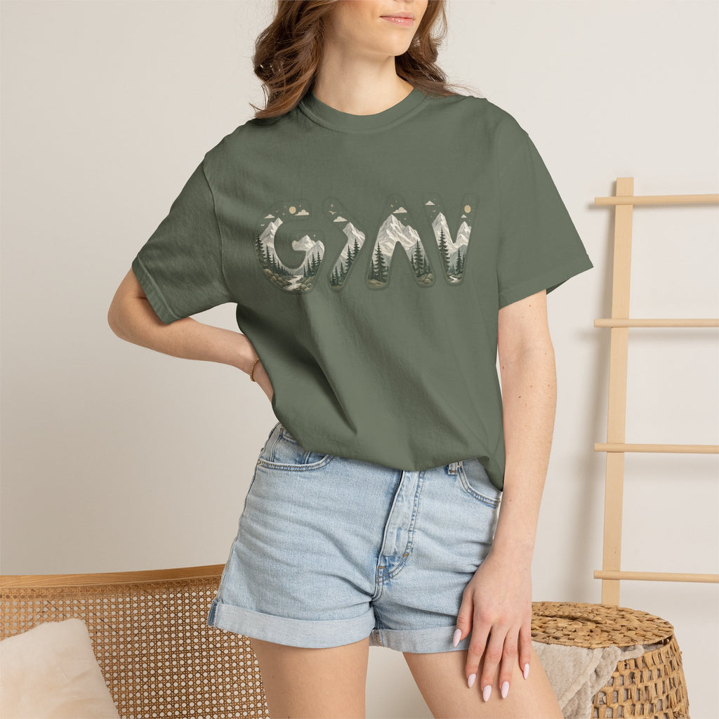 God is greater Unisex Garment-Dyed T-shirt