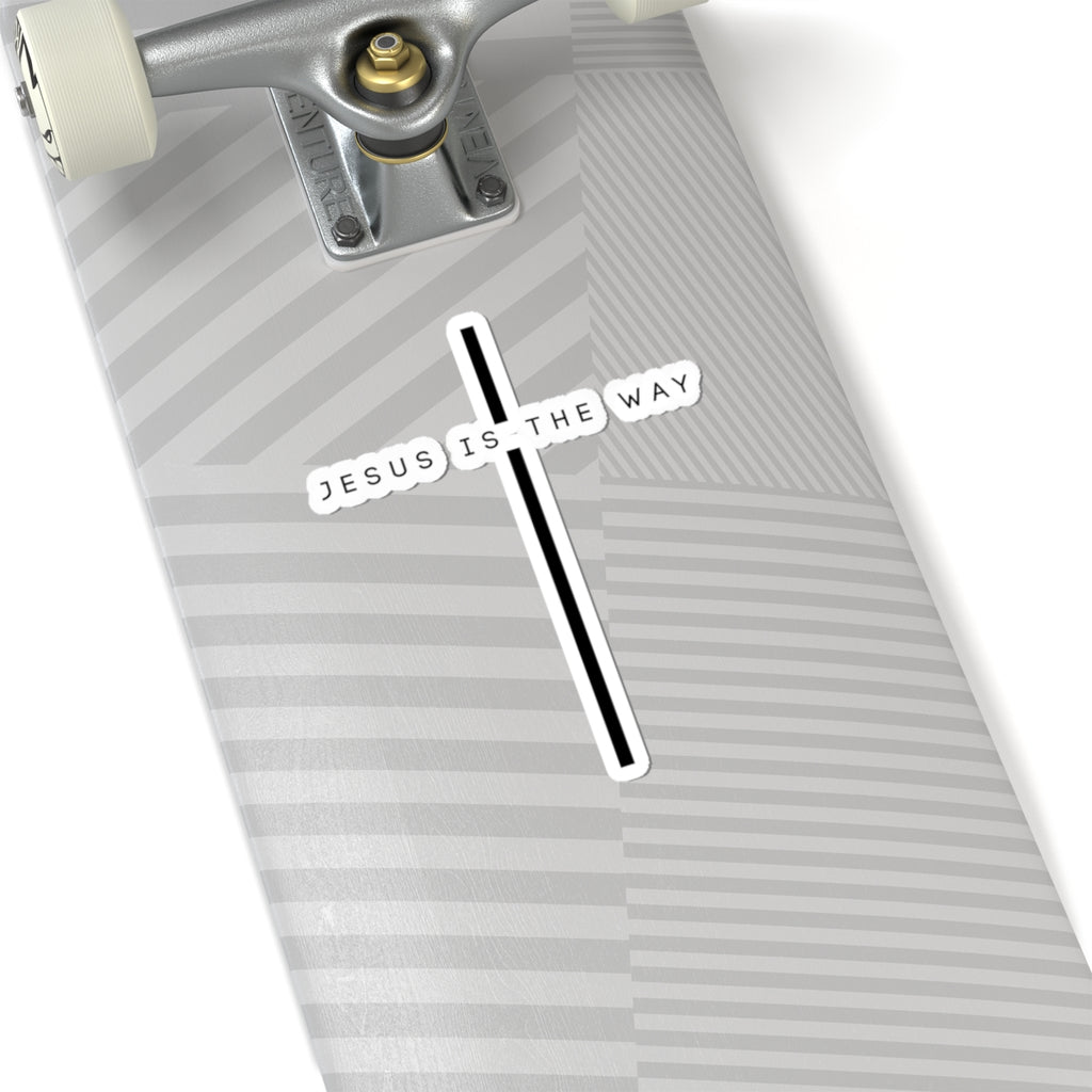 Jesus is the way Kiss-Cut Stickers
