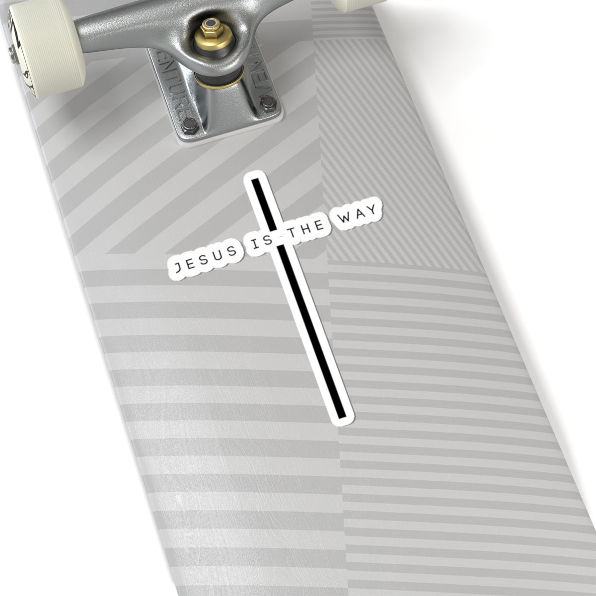 Jesus is the way Kiss-Cut Stickers