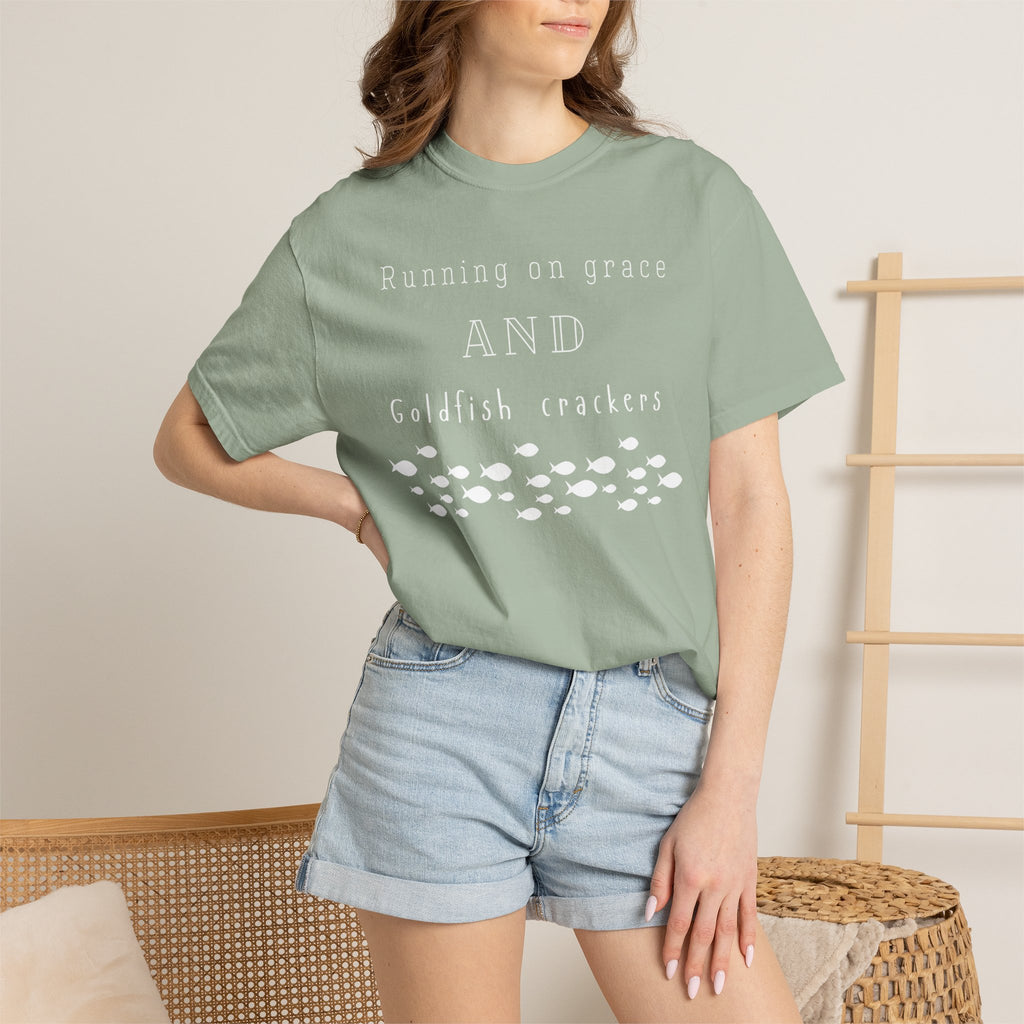 Grace and Goldfish Unisex Garment-Dyed T-shirt