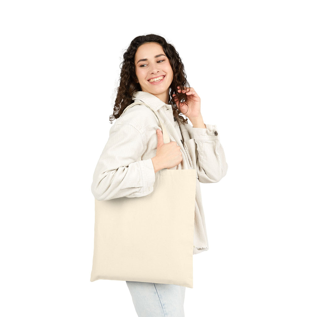 Ministering Mama Cross Cotton Canvas Tote Bag