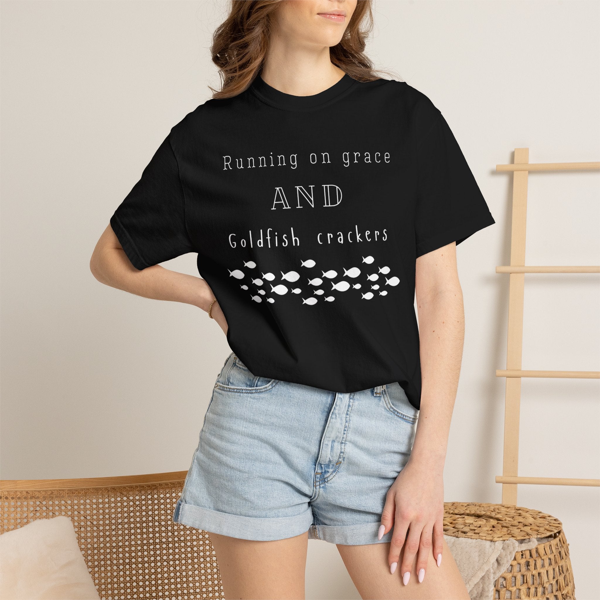 Grace and Goldfish Unisex Garment-Dyed T-shirt