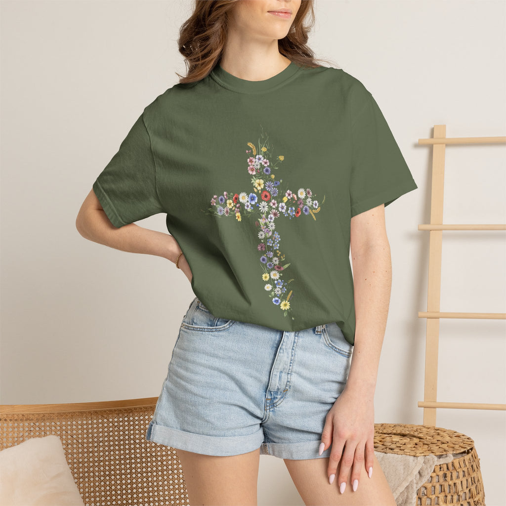 Cross Unisex Garment-Dyed T-shirt
