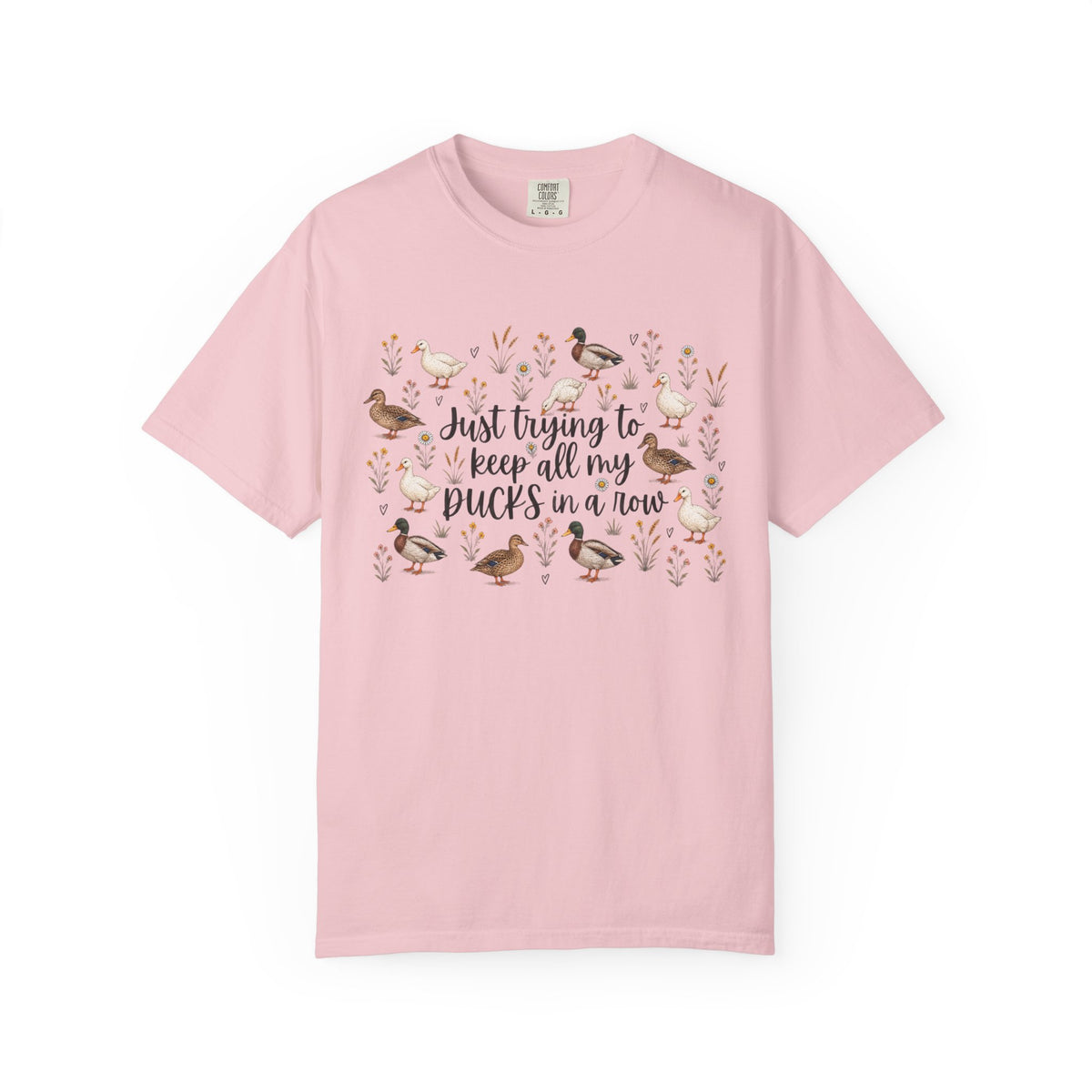 Ducks in a Row Unisex Garment-Dyed T-shirt
