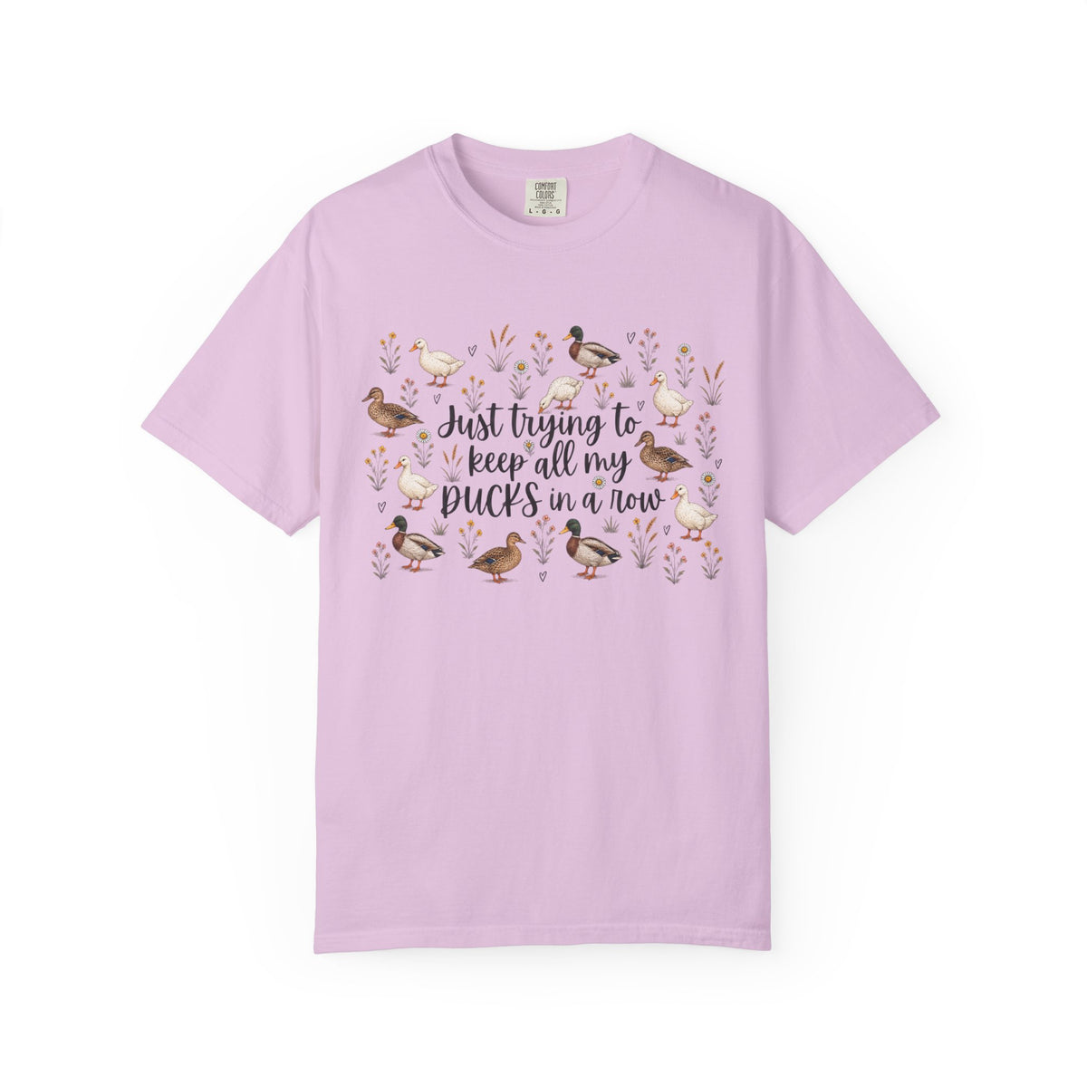 Ducks in a Row Unisex Garment-Dyed T-shirt