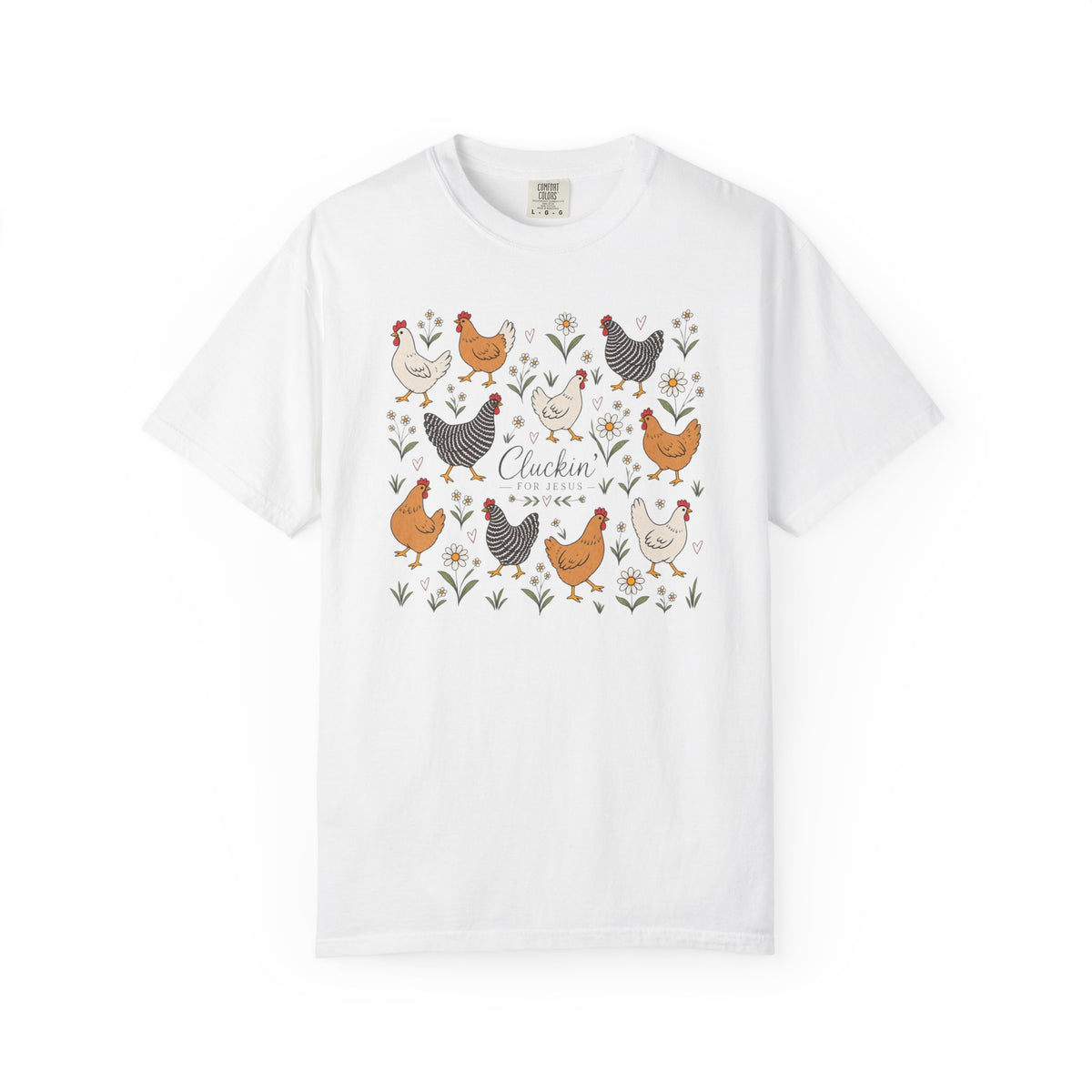 Cluckin Unisex Garment-Dyed T-shirt