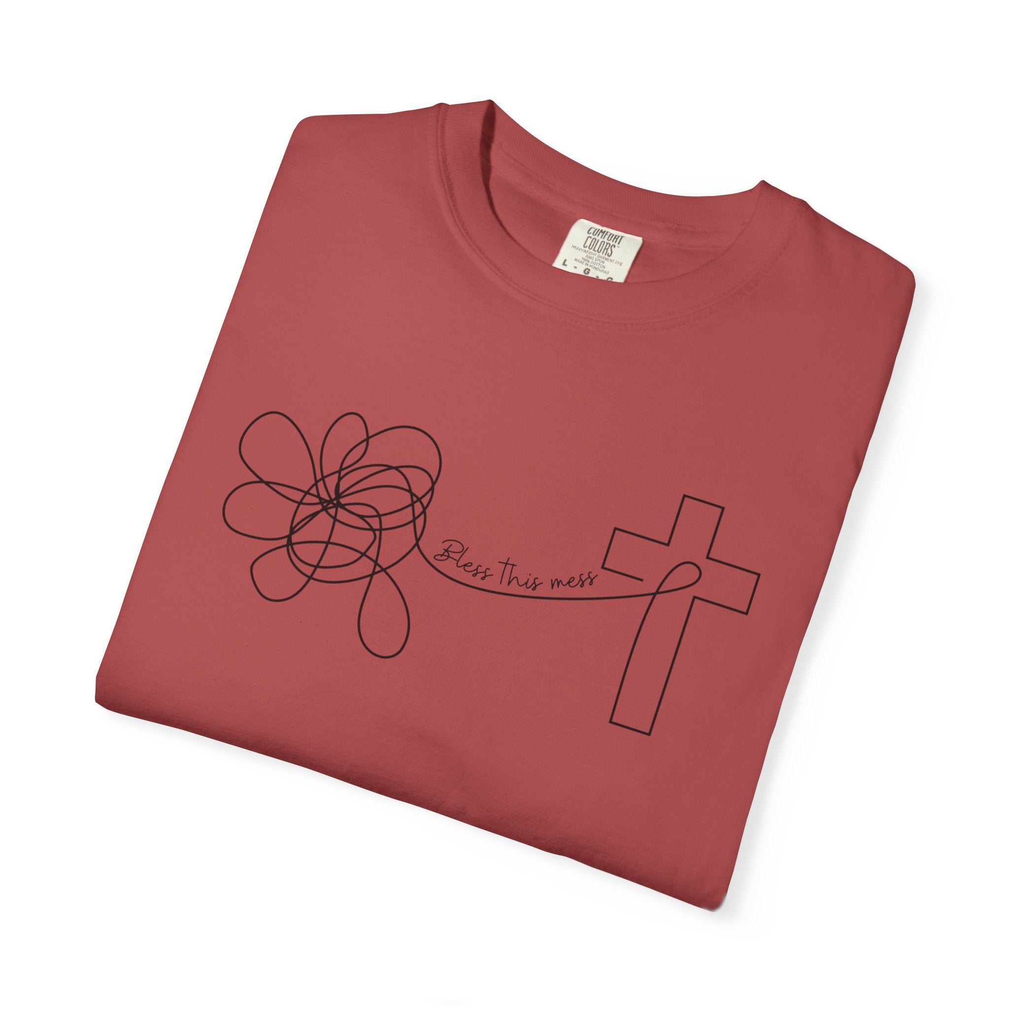Bless this mess Unisex Garment-Dyed T-shirt
