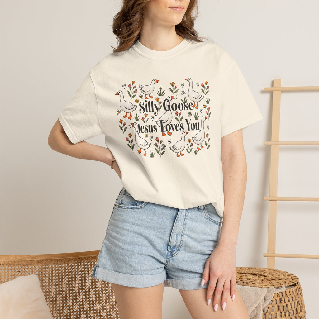 Silly Goose Unisex Garment-Dyed T-shirt
