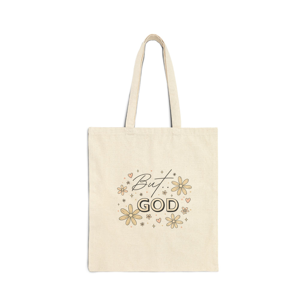 But God Cotton Canvas Tote Bag