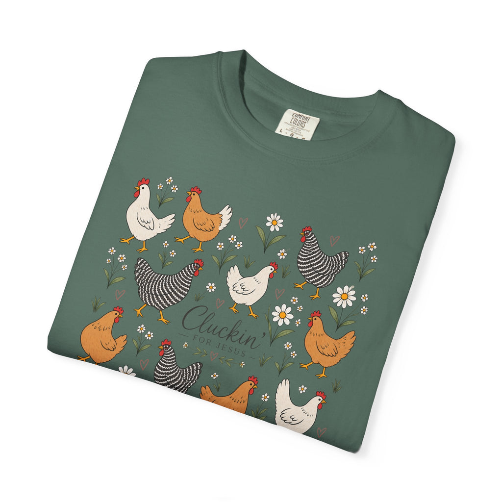 Cluckin Unisex Garment-Dyed T-shirt