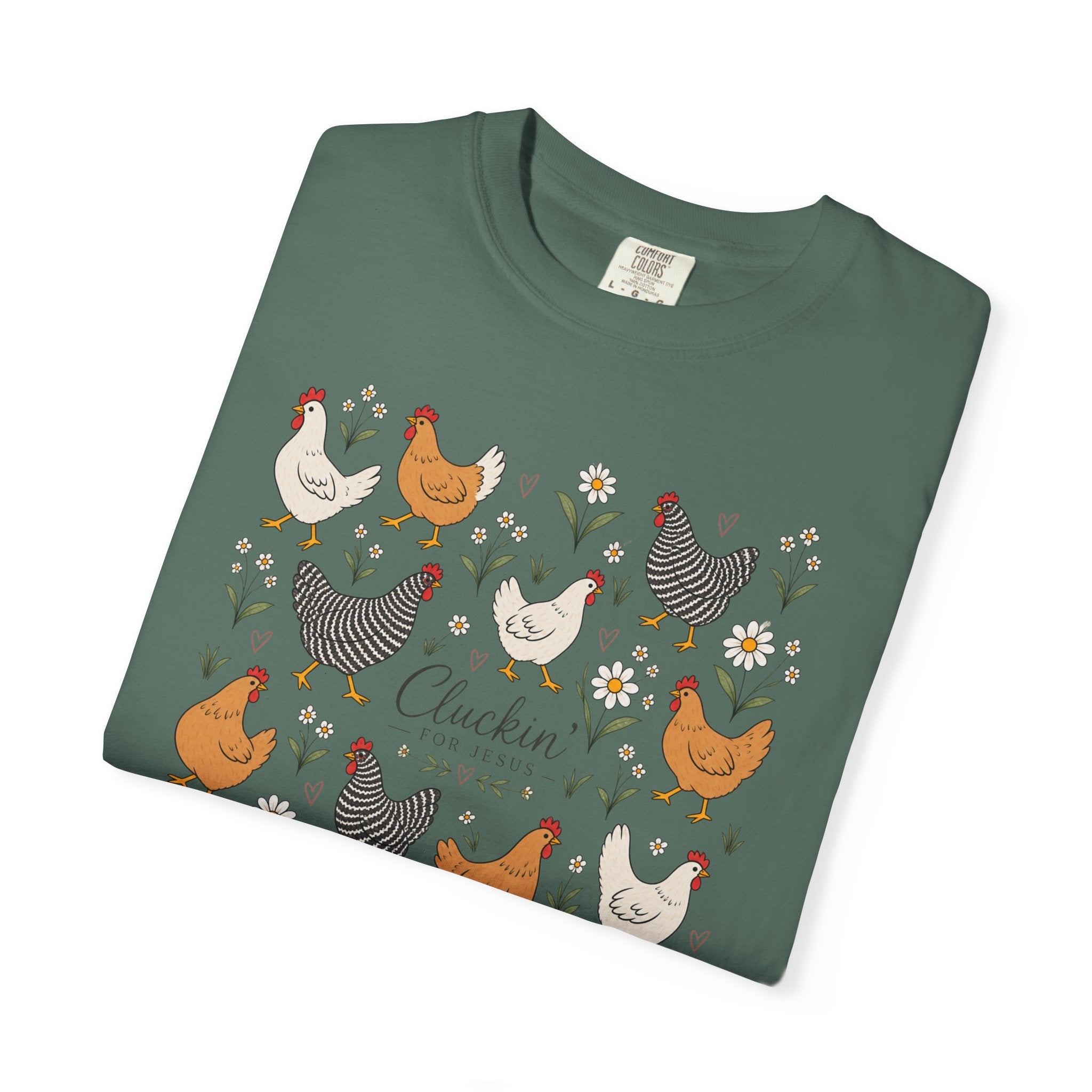 Cluckin Unisex Garment-Dyed T-shirt