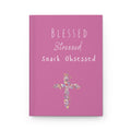 Stressed Blessed Snack Obsessed Hardcover Journal Matte