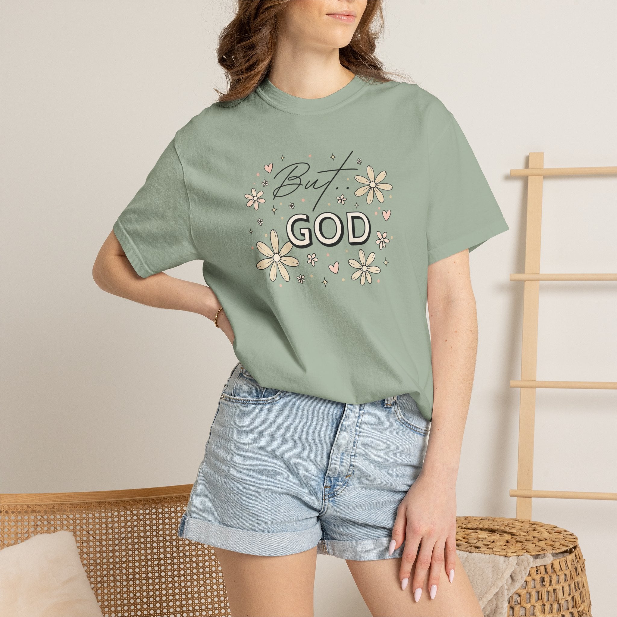 But God Unisex Garment-Dyed T-shirt