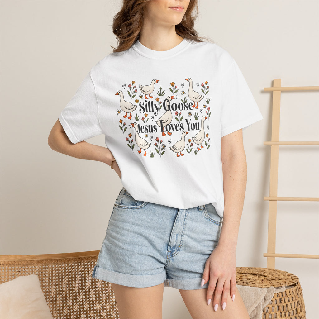 Silly Goose Unisex Garment-Dyed T-shirt