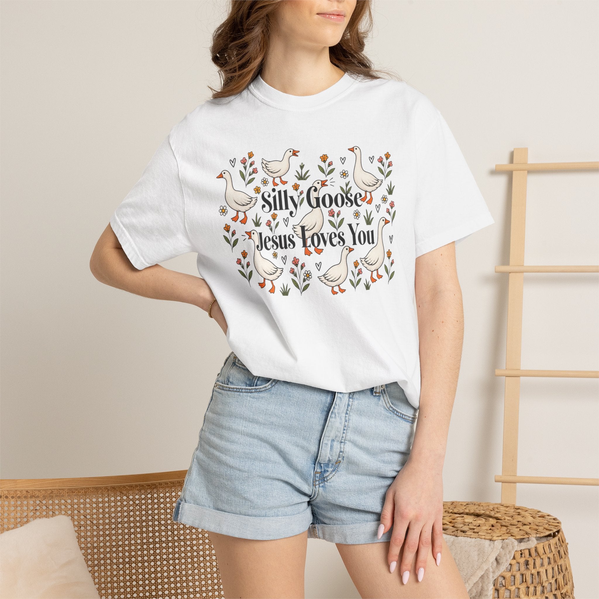 Silly Goose Unisex Garment-Dyed T-shirt