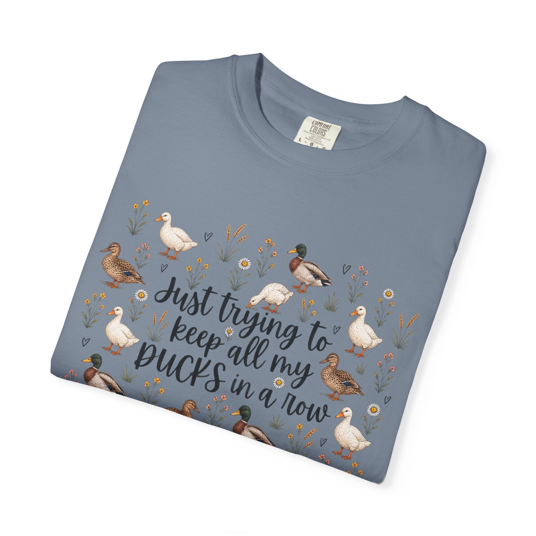 Ducks in a Row Unisex Garment-Dyed T-shirt