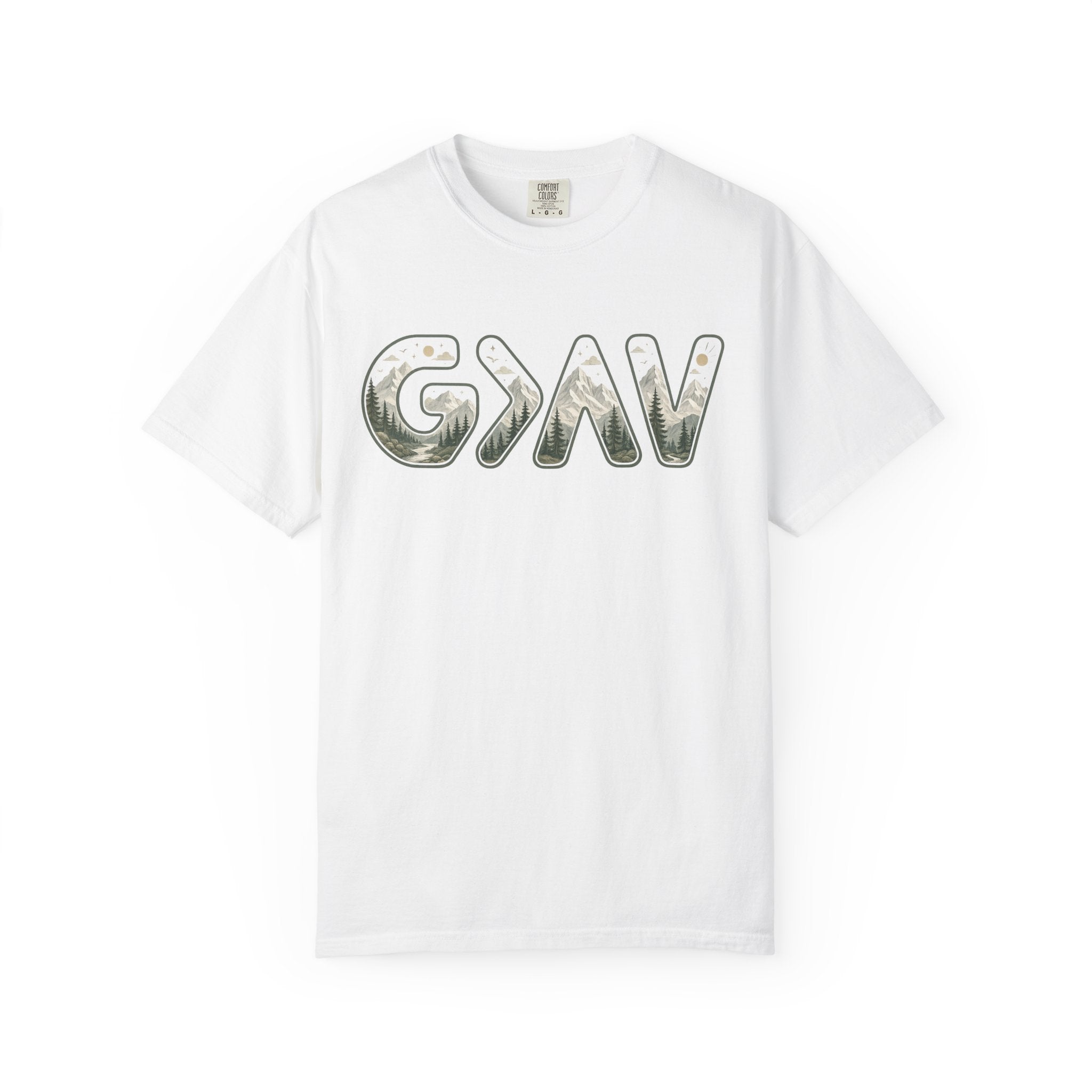 God is greater Unisex Garment-Dyed T-shirt