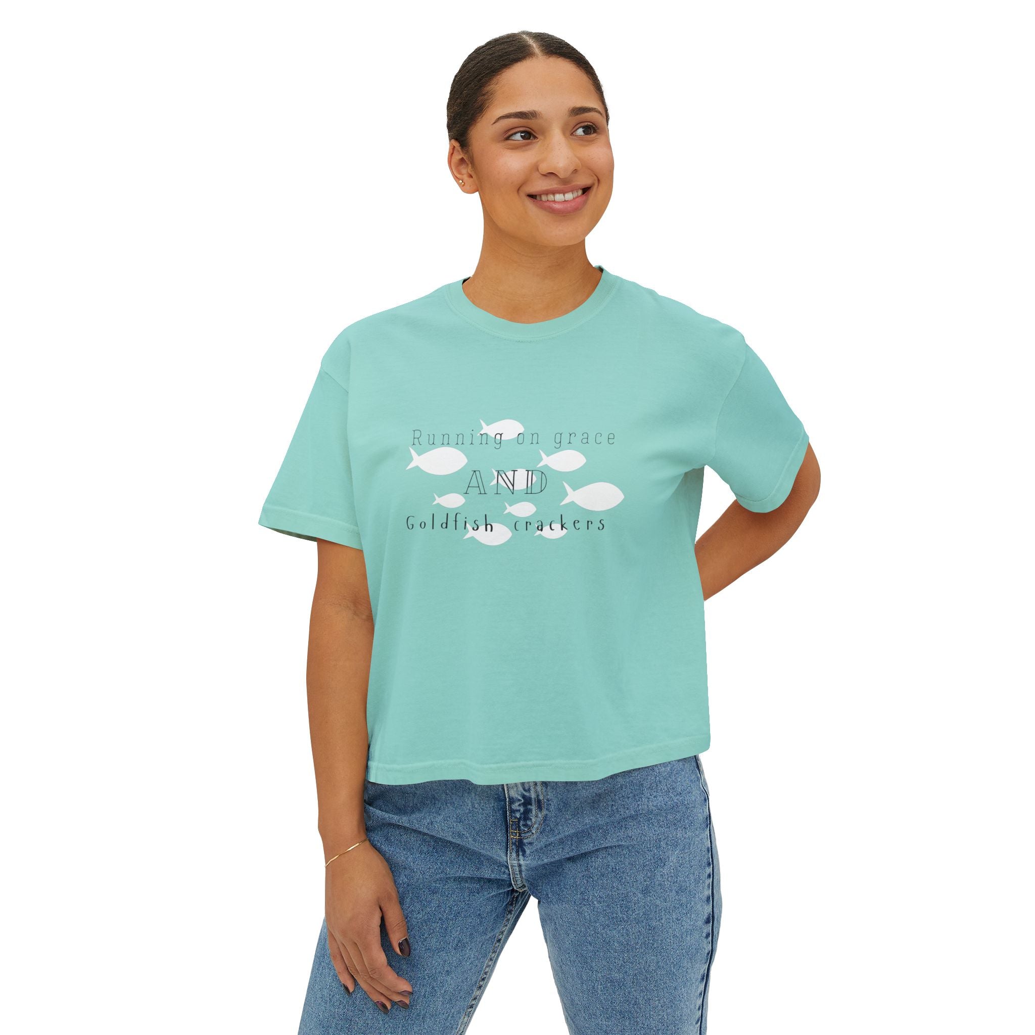 Grace and Goldfish Women's Boxy Tee