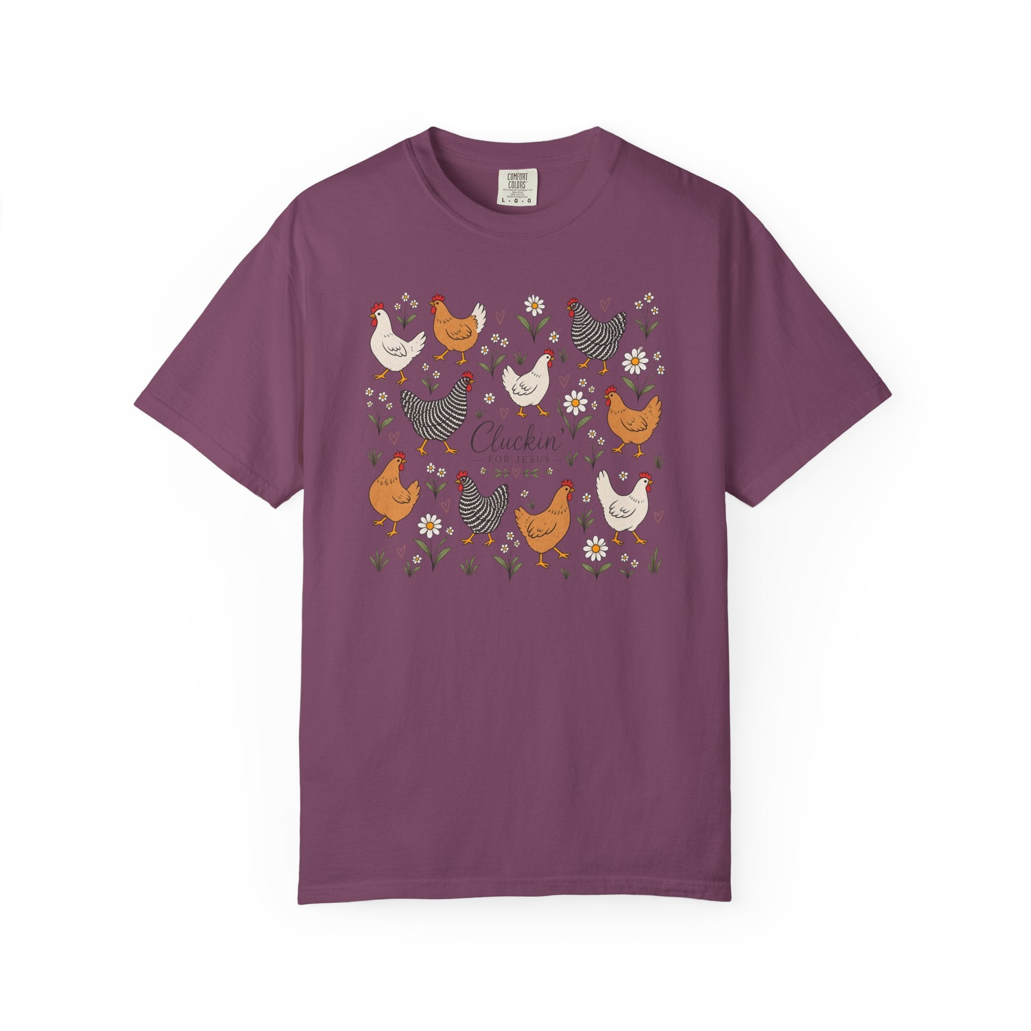 Cluckin Unisex Garment-Dyed T-shirt