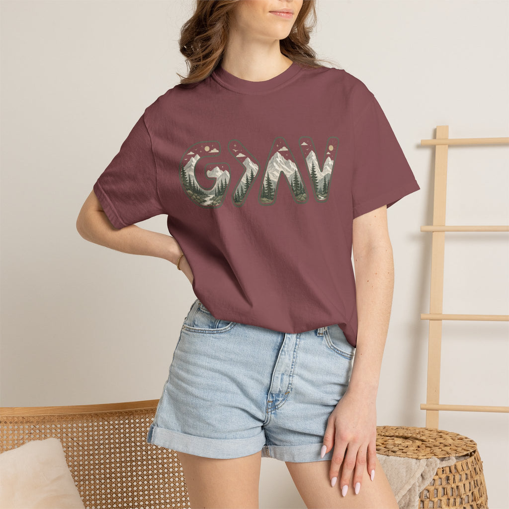 God is greater Unisex Garment-Dyed T-shirt