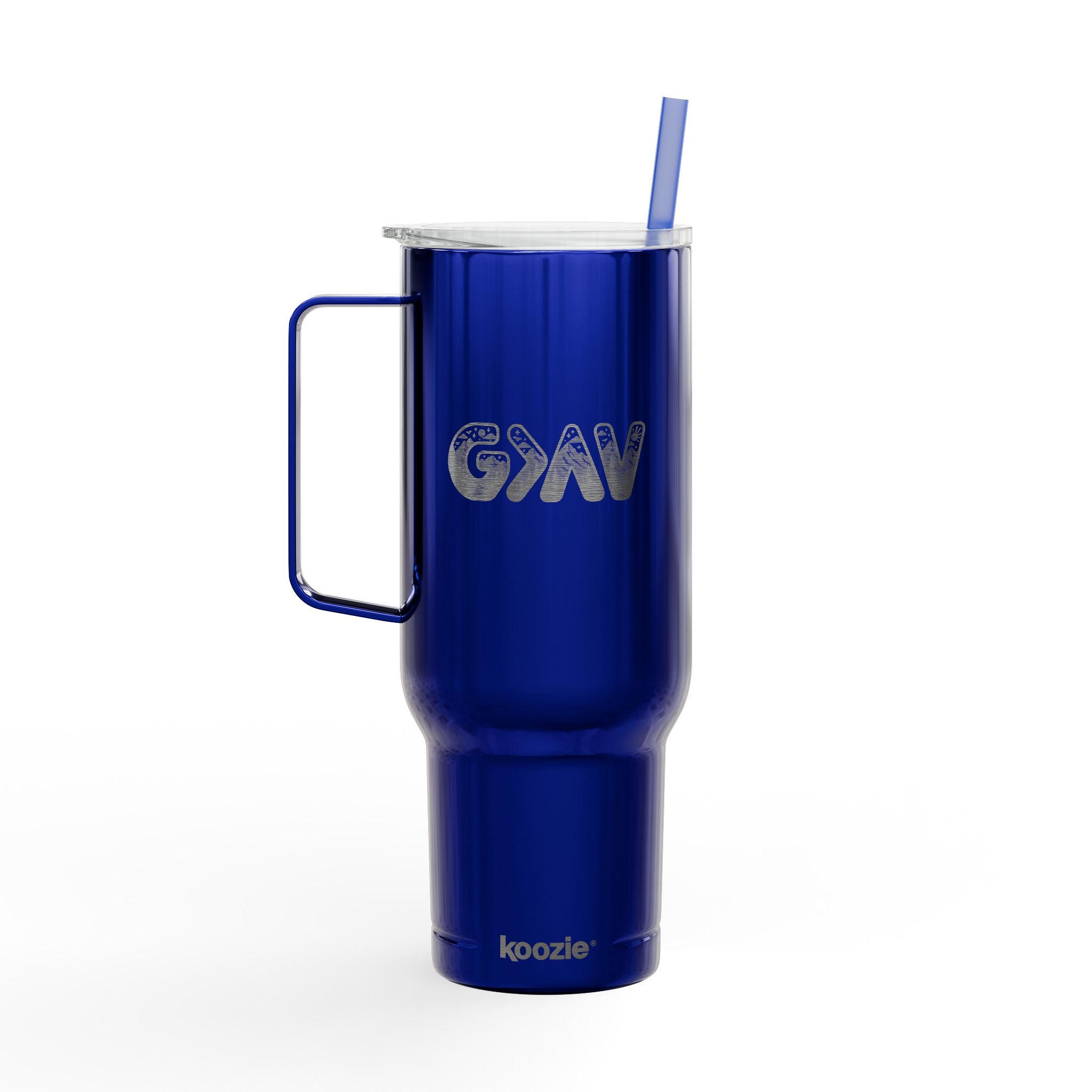 God is greater Insulated Tumbler with Lid, 40oz (Engraving)