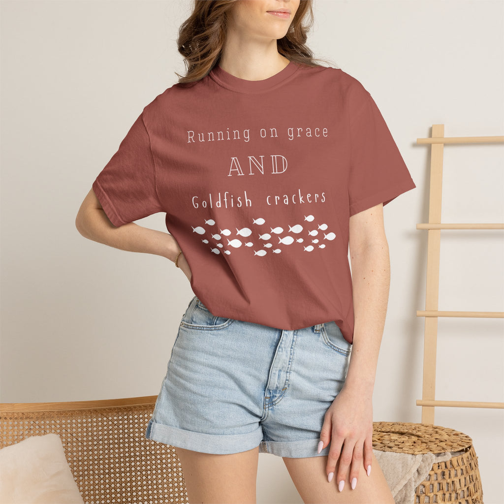Grace and Goldfish Unisex Garment-Dyed T-shirt