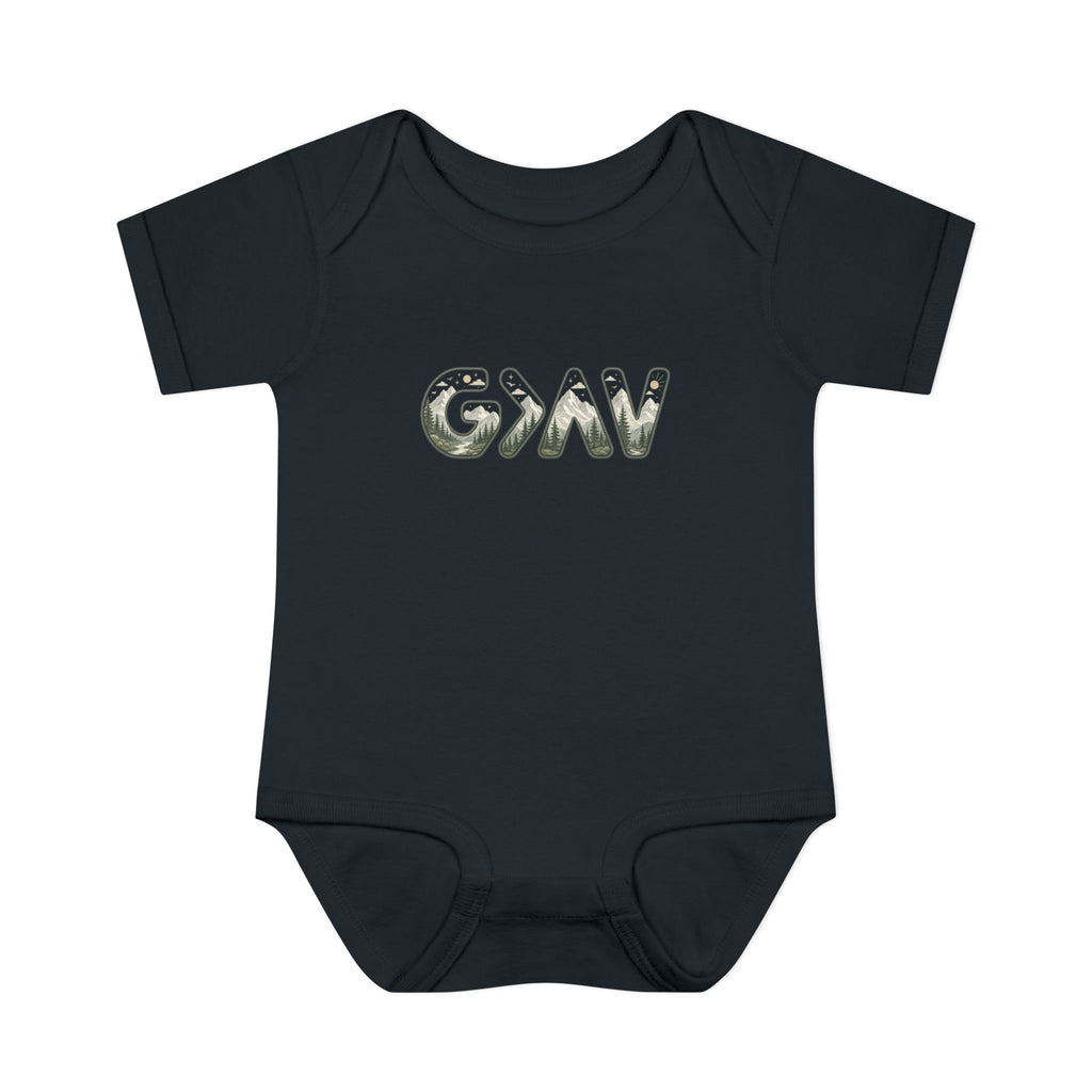 God is greater Infant Baby Rib Bodysuit