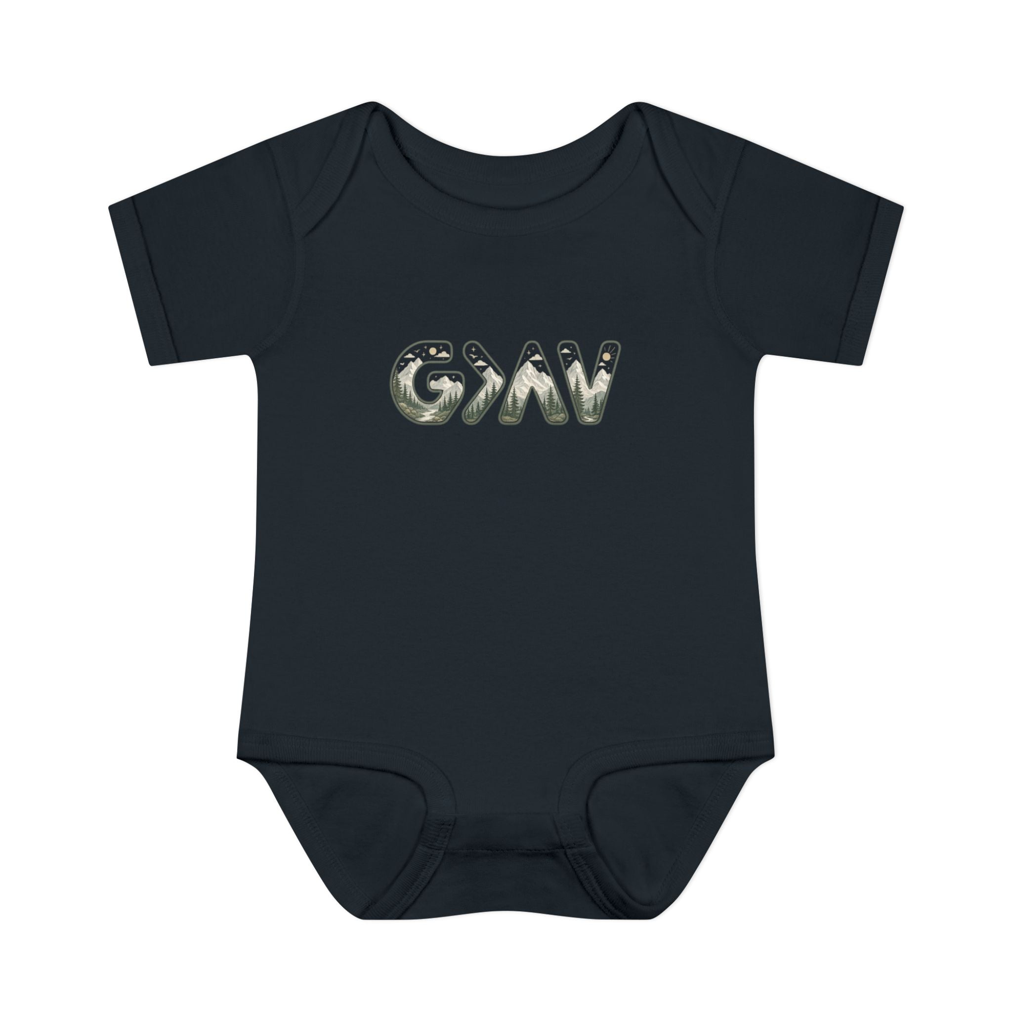 God is greater Infant Baby Rib Bodysuit