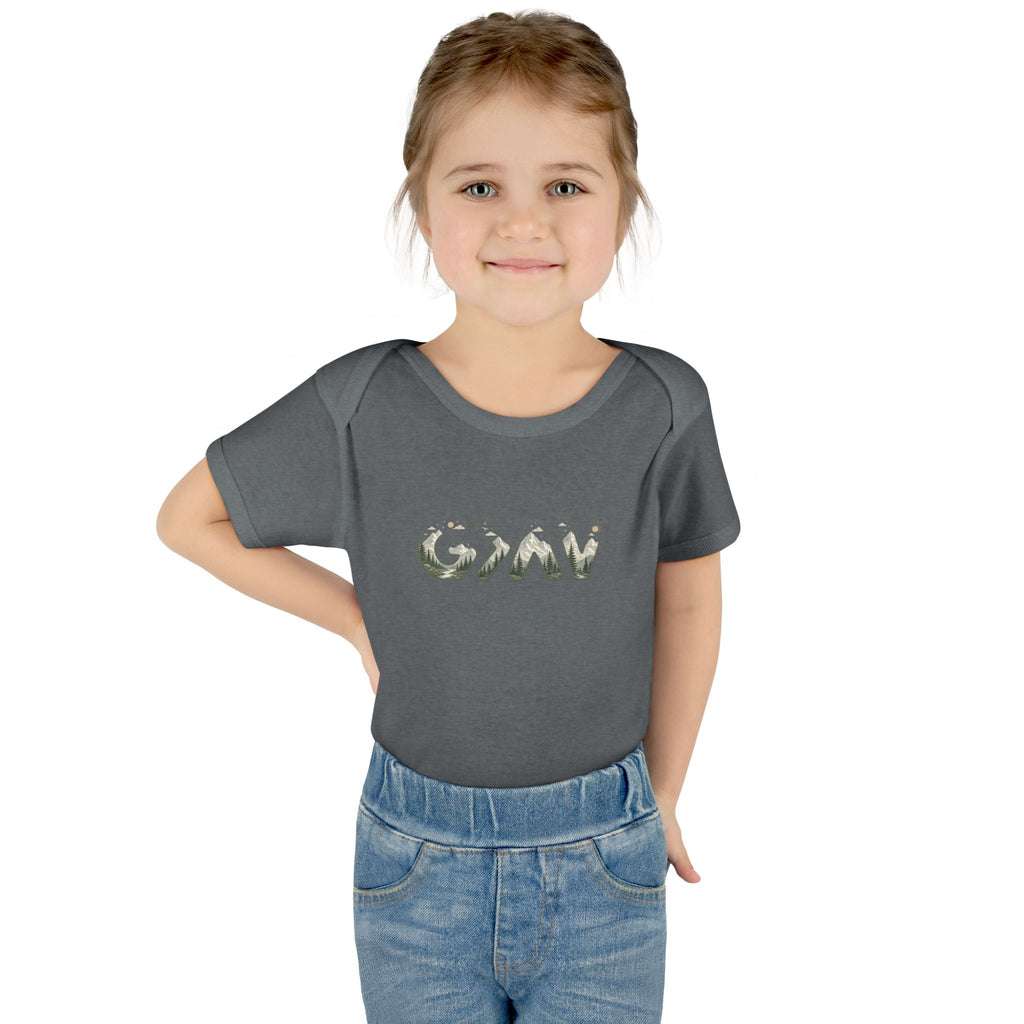 God is greater Infant Baby Rib Bodysuit