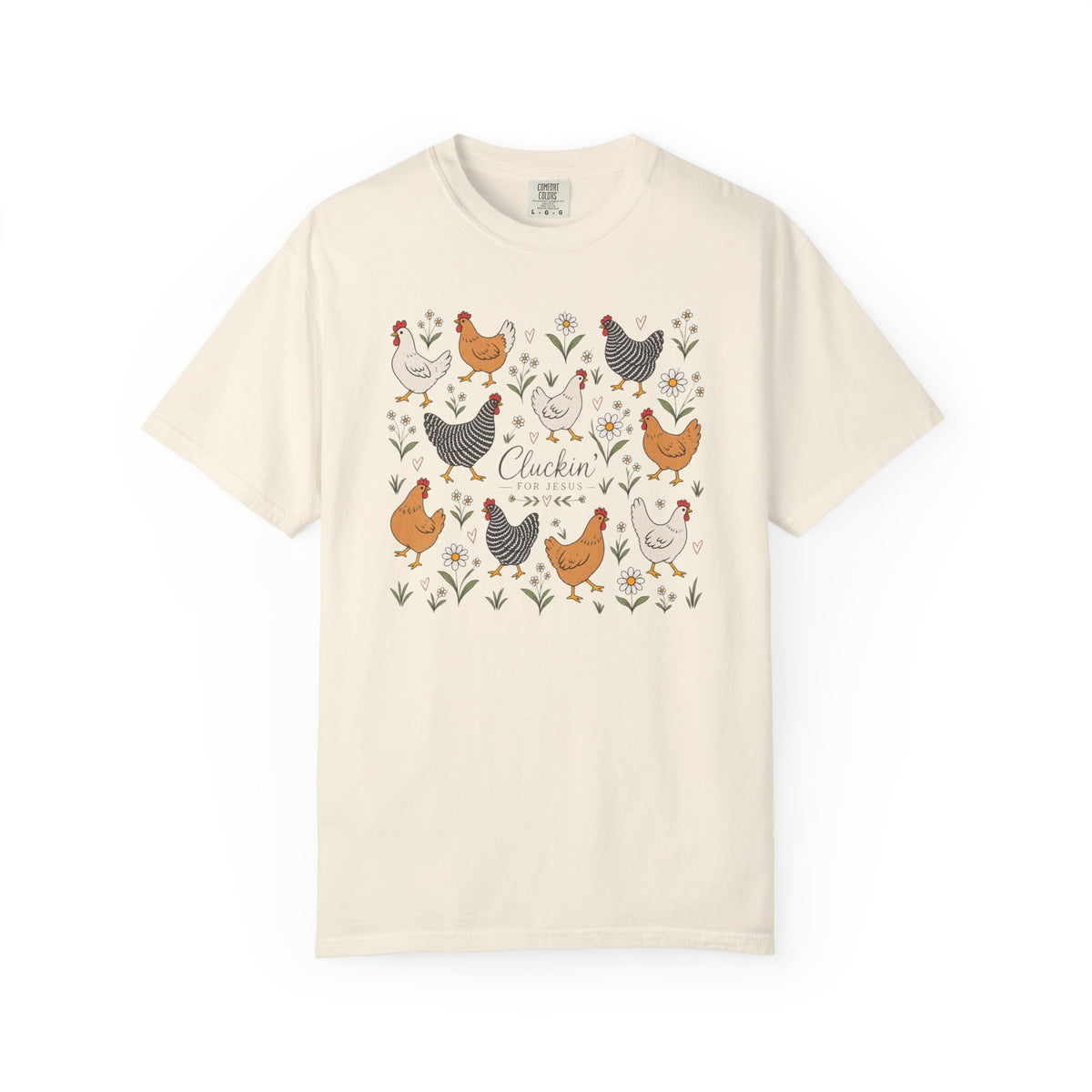 Cluckin Unisex Garment-Dyed T-shirt