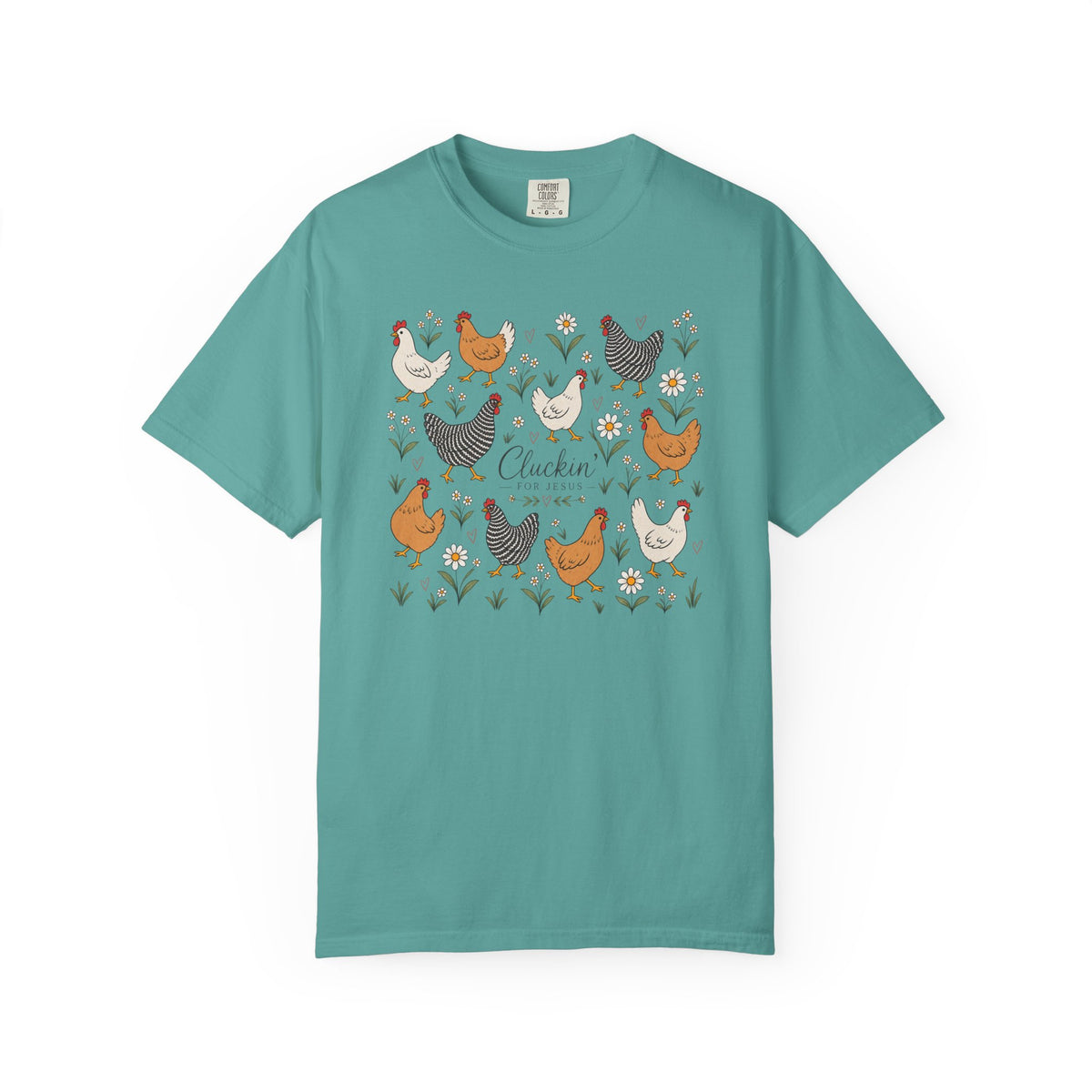 Cluckin Unisex Garment-Dyed T-shirt