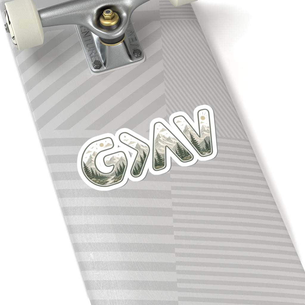 God is greater Kiss-Cut Stickers