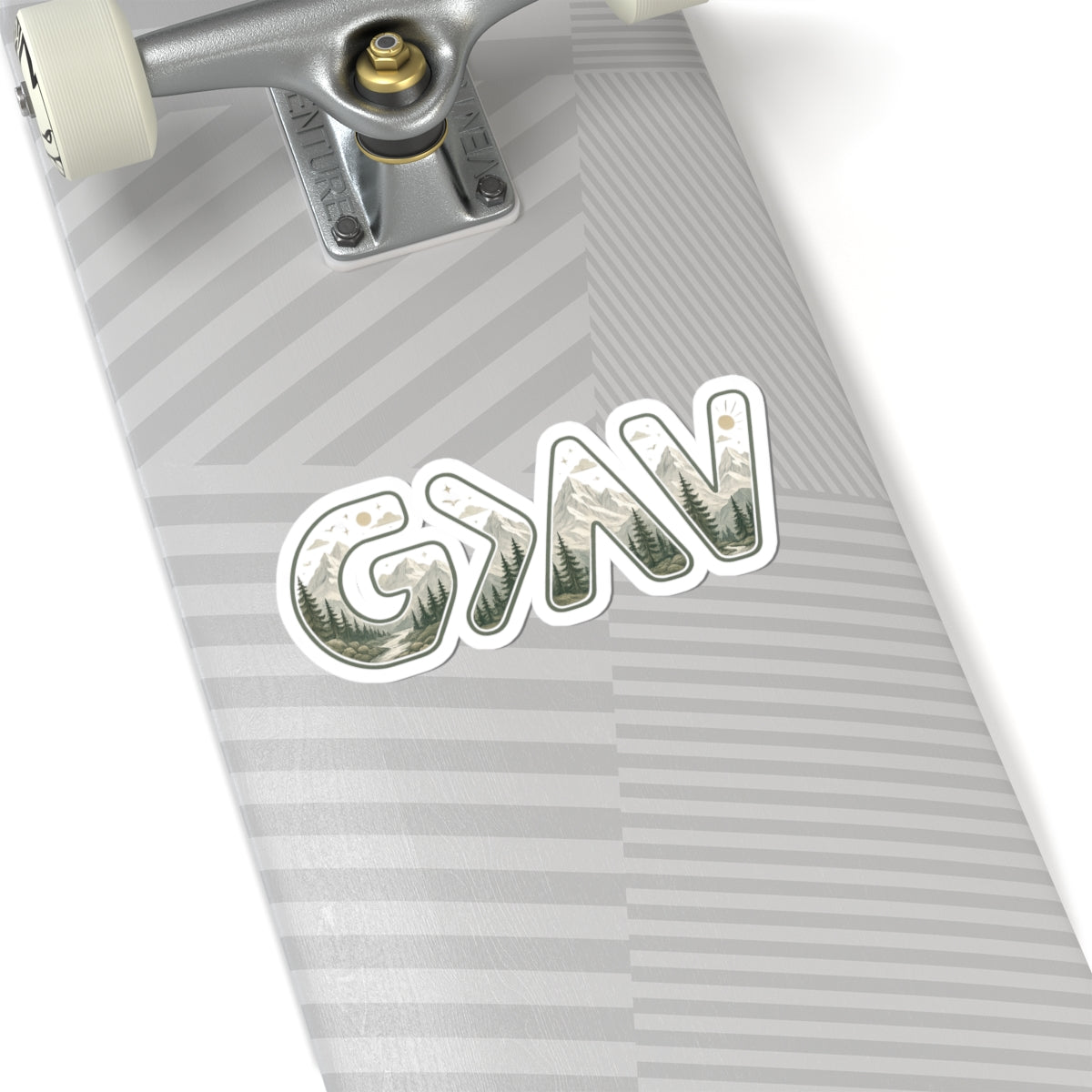 God is greater Kiss-Cut Stickers
