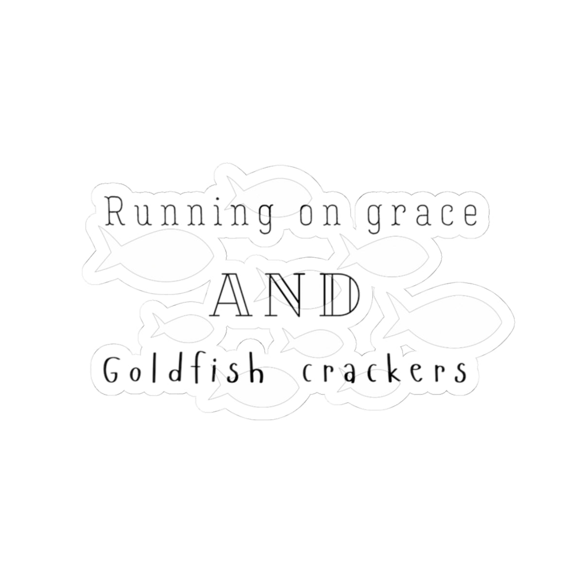 Goldfish Kiss-Cut Stickers