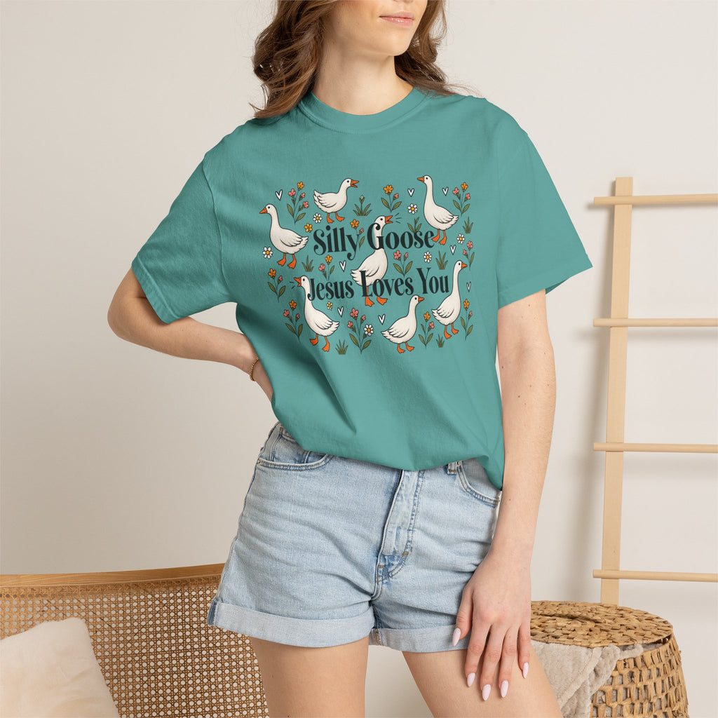 Silly Goose Unisex Garment-Dyed T-shirt