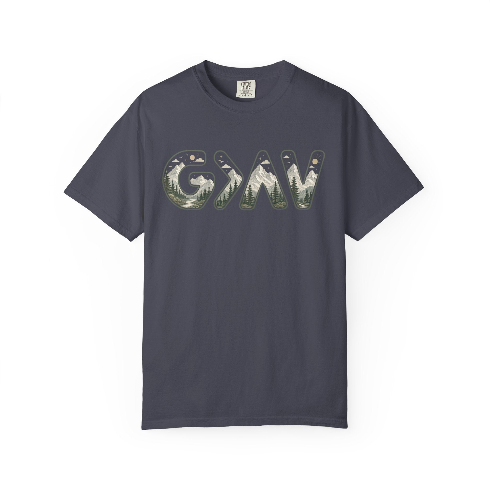 God is greater Unisex Garment-Dyed T-shirt