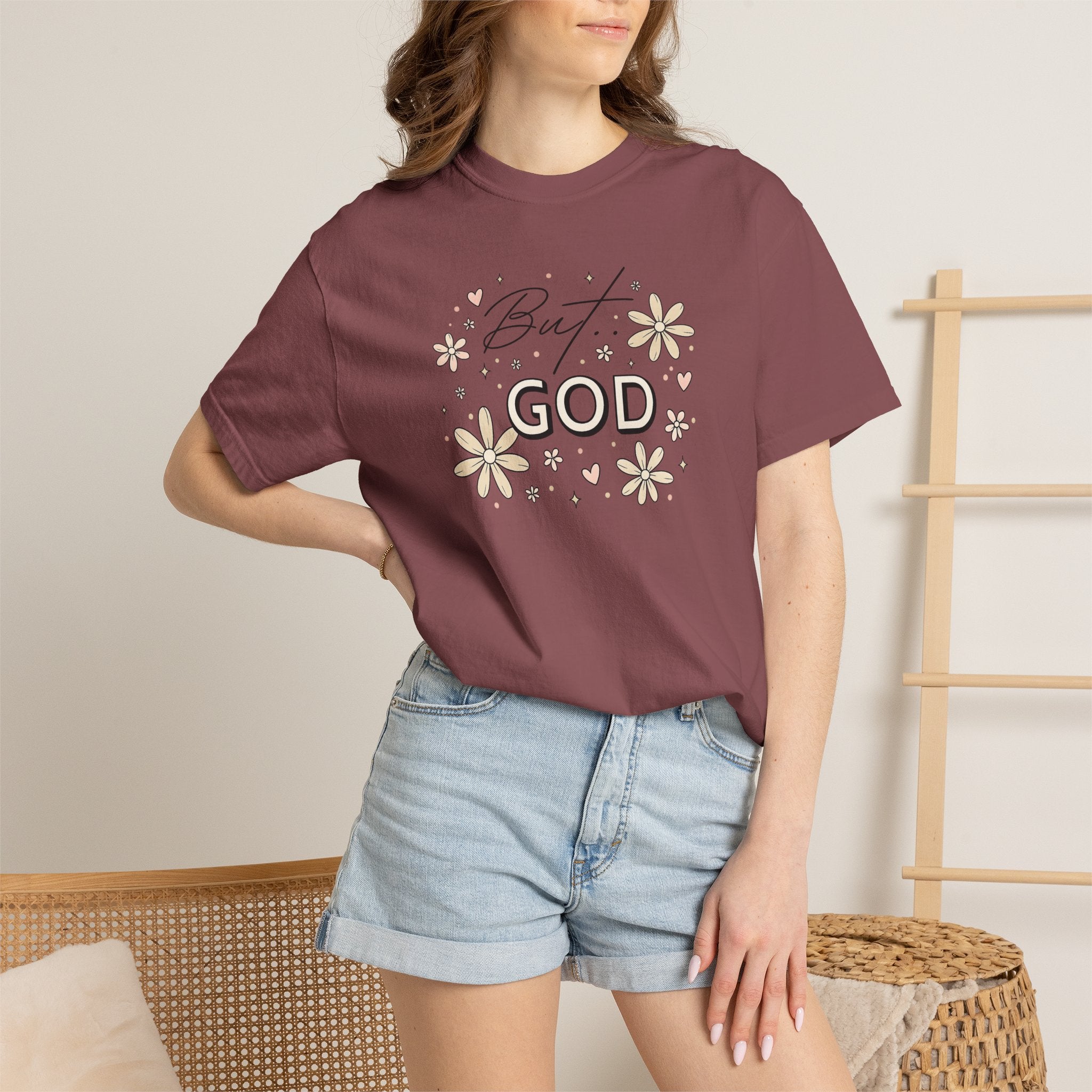 But God Unisex Garment-Dyed T-shirt