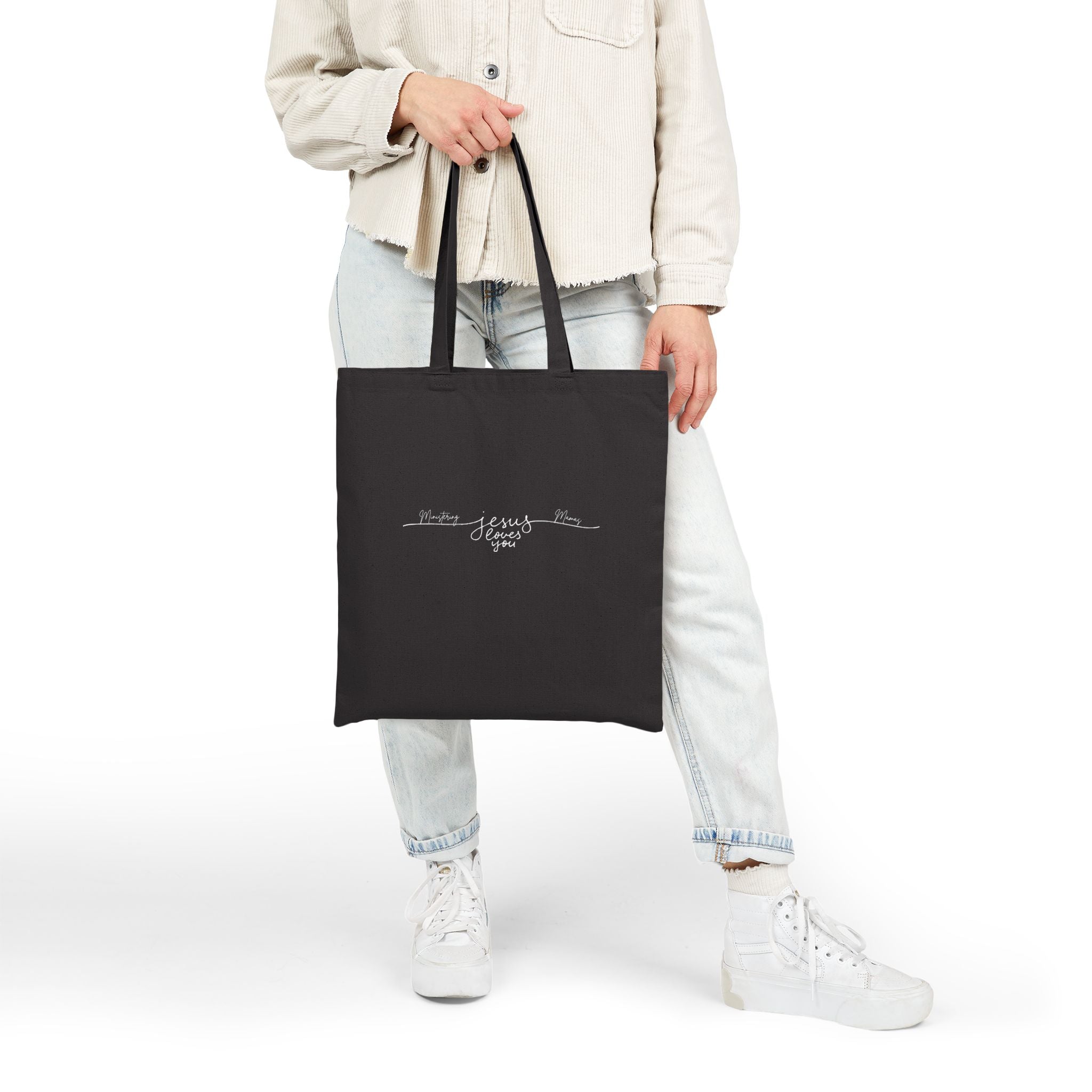 Cross Cotton Canvas Tote Bag