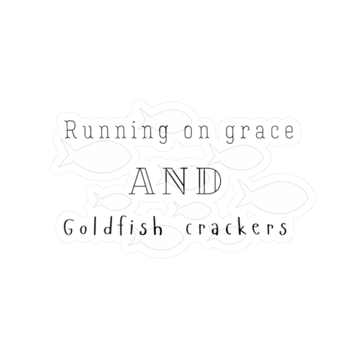 Goldfish Kiss-Cut Stickers