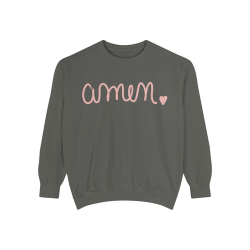Amen Unisex Garment-Dyed Sweatshirt