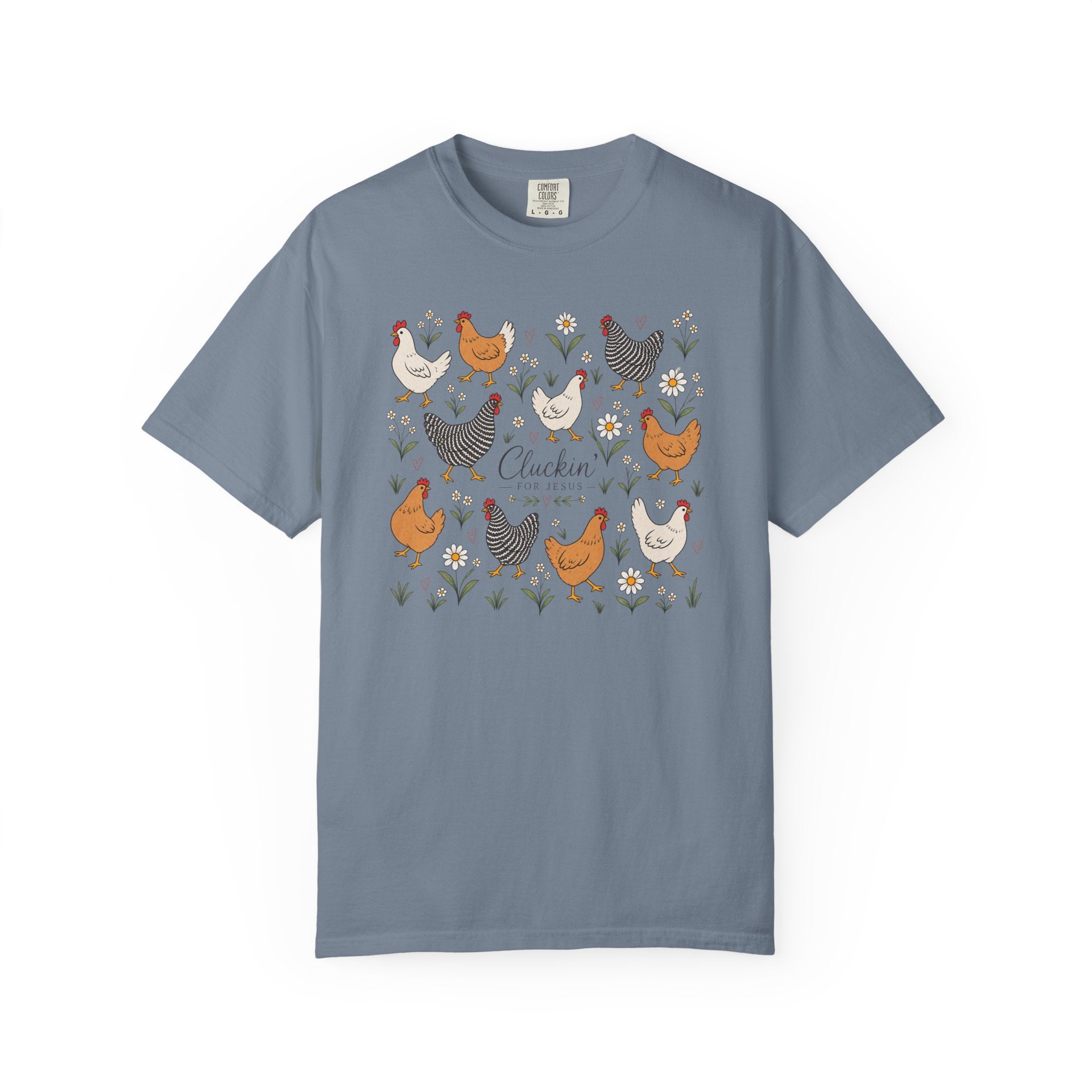 Cluckin Unisex Garment-Dyed T-shirt