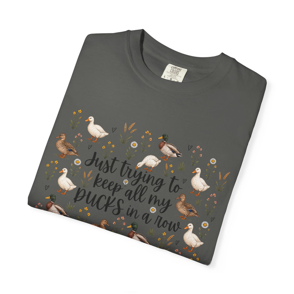 Ducks in a Row Unisex Garment-Dyed T-shirt
