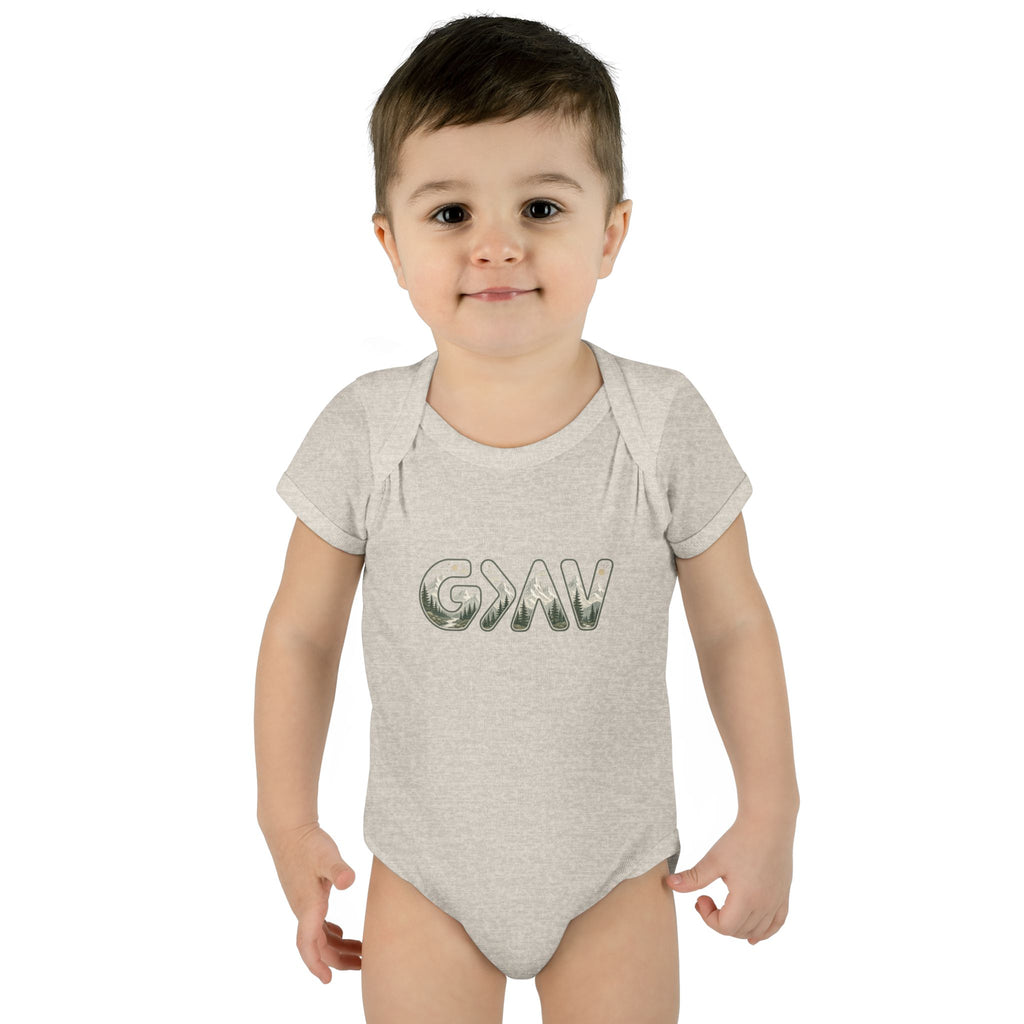 God is greater Infant Baby Rib Bodysuit