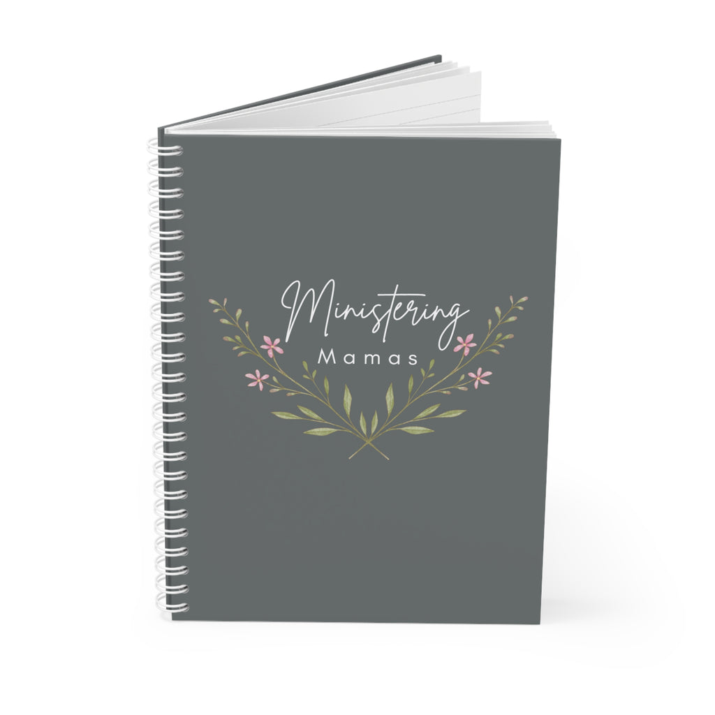 MM GREY Spiral Notebook