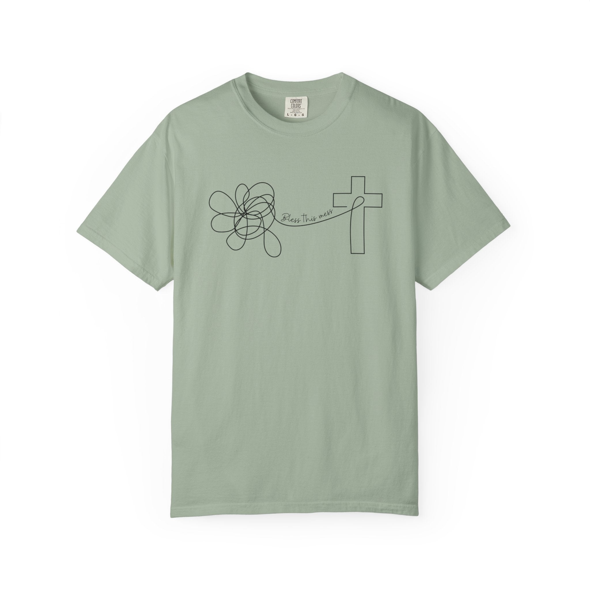 Bless this mess Unisex Garment-Dyed T-shirt