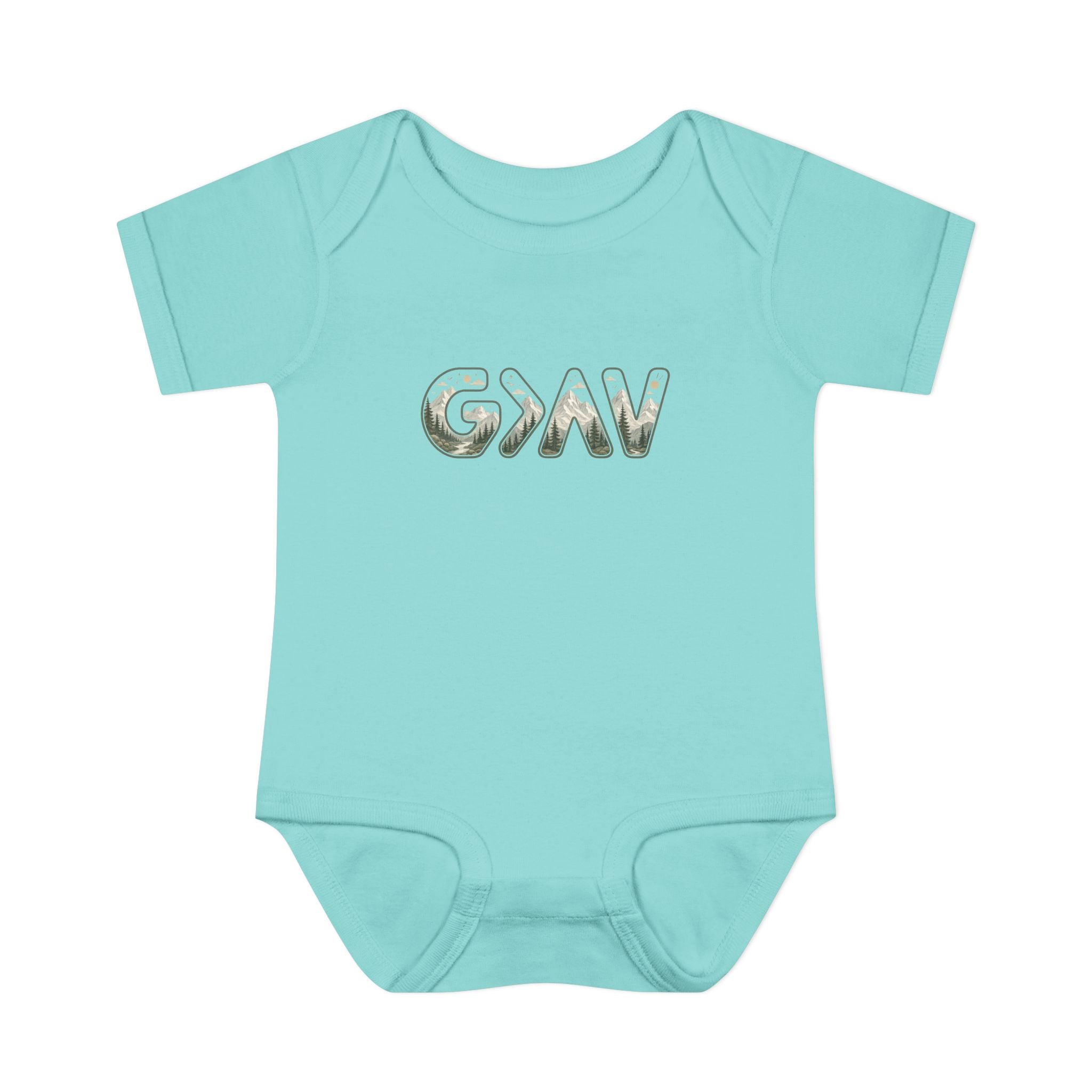 God is greater Infant Baby Rib Bodysuit