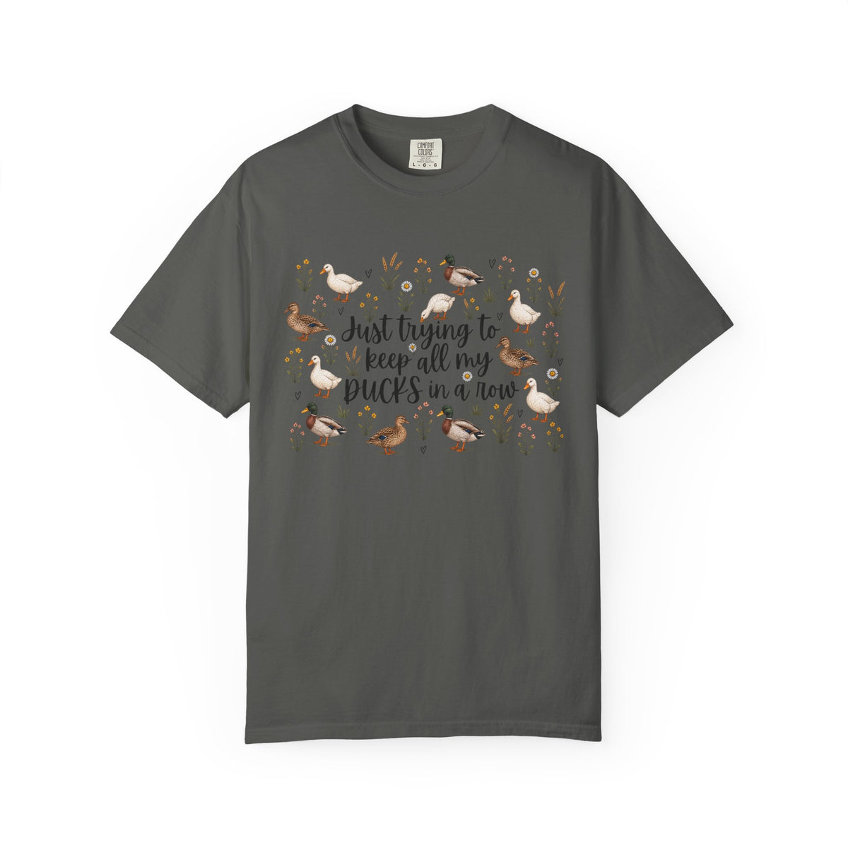 Ducks in a Row Unisex Garment-Dyed T-shirt