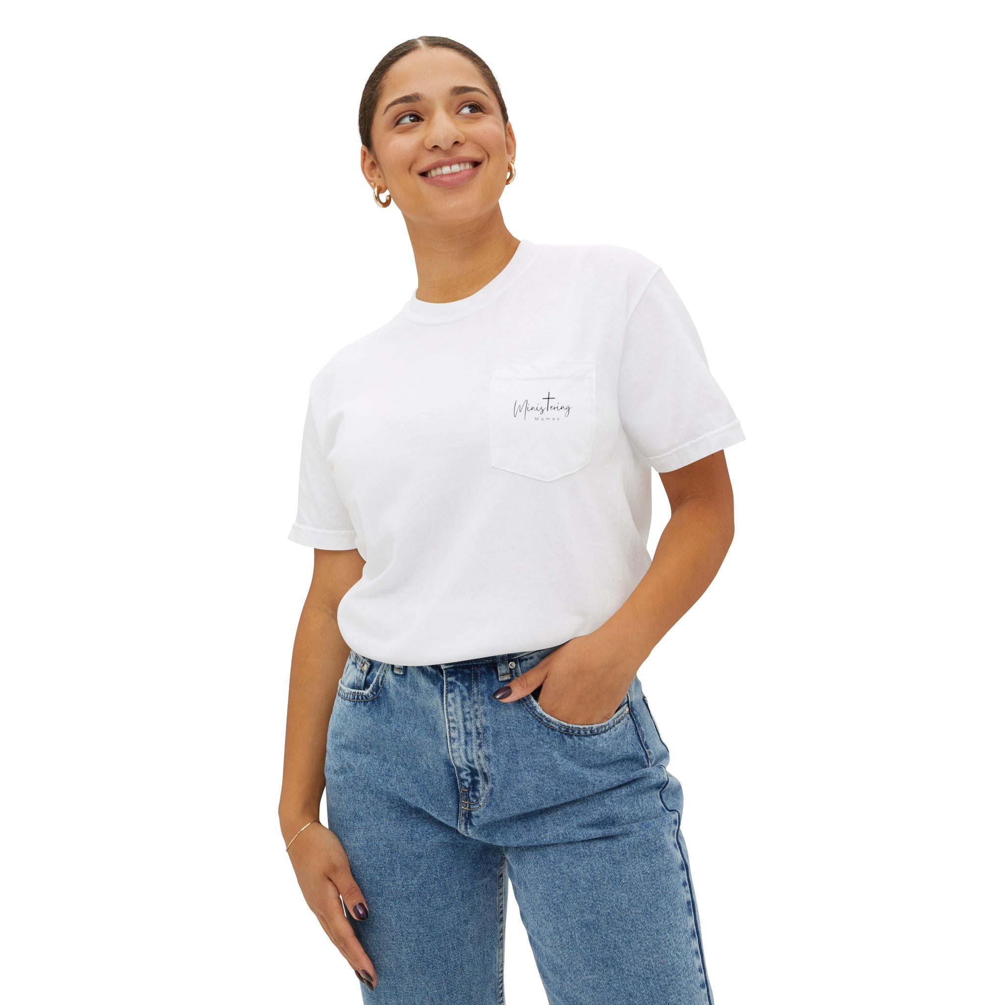 Verse Cross Unisex Garment-Dyed Pocket T-Shirt