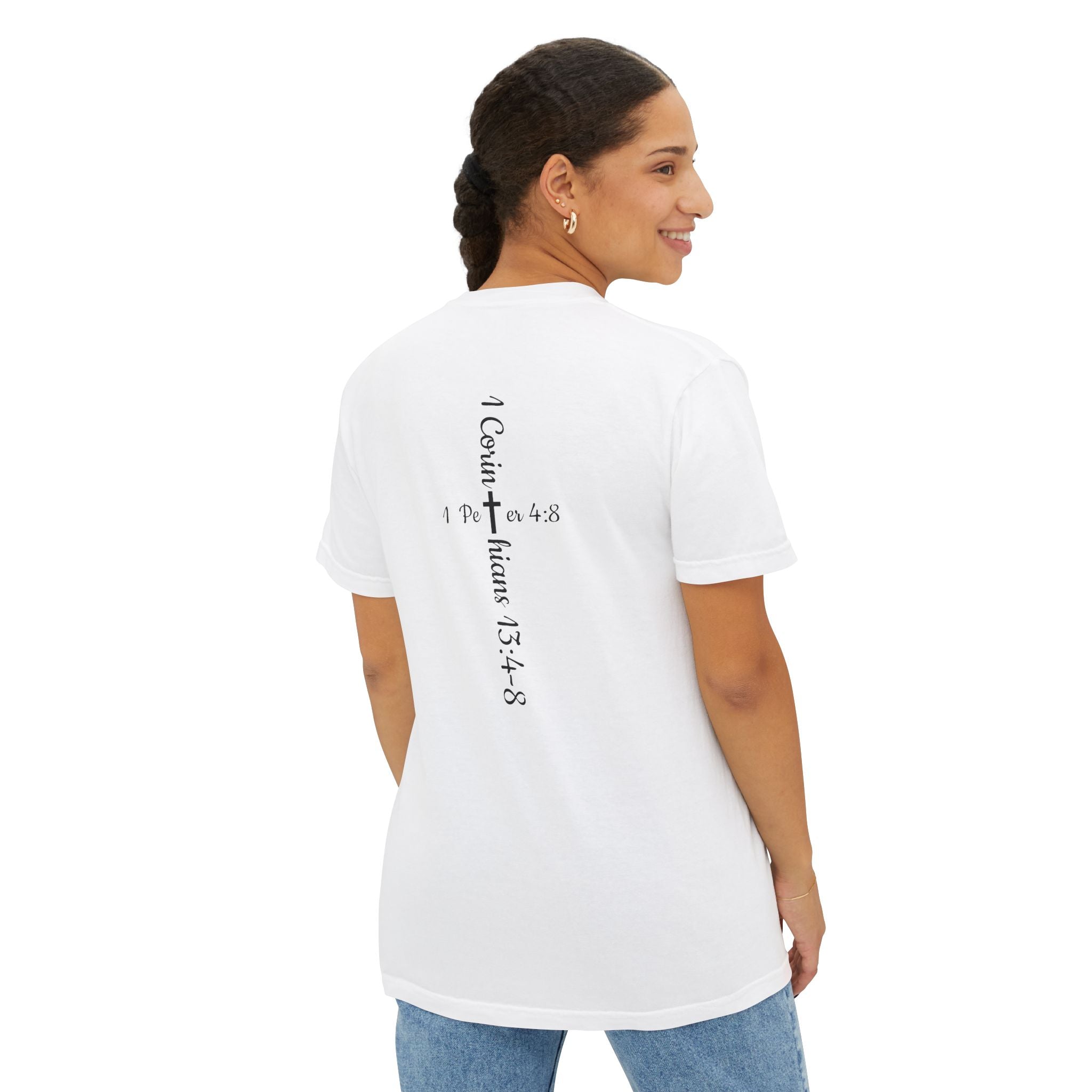 Verse Cross Unisex Garment-Dyed Pocket T-Shirt